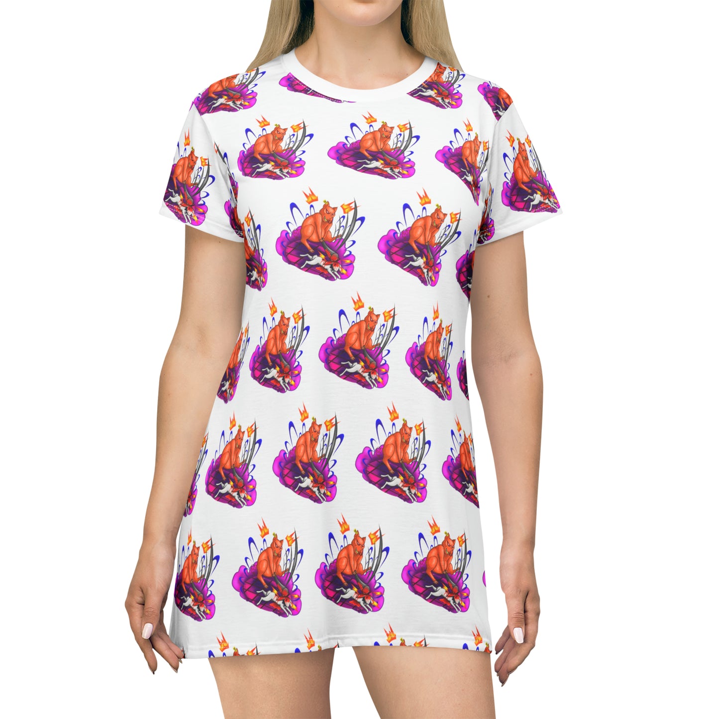 Third Annihilation Women's T-Shirt Dress (AOP)