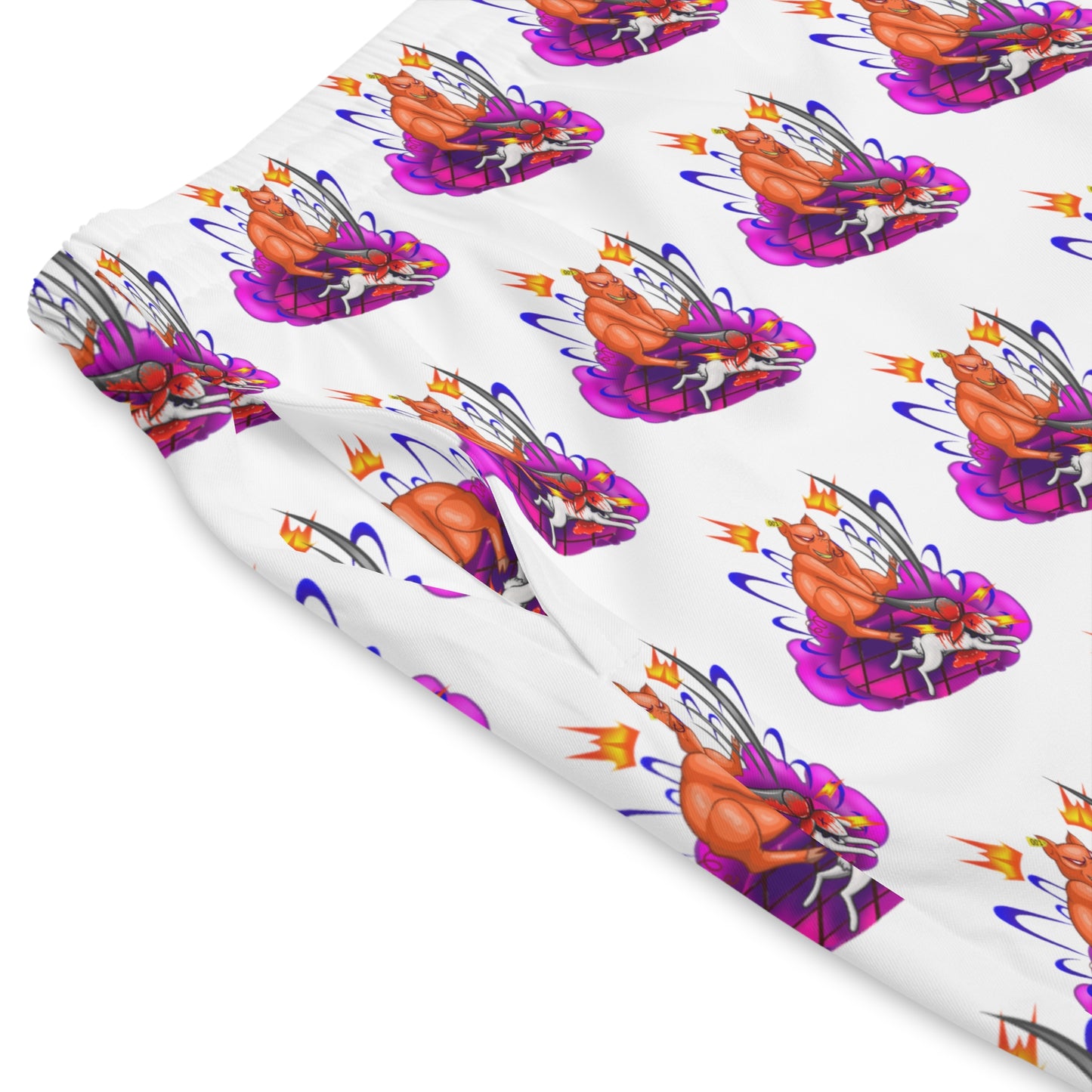 Third Annihilation Men's Elastic Beach Shorts (AOP)