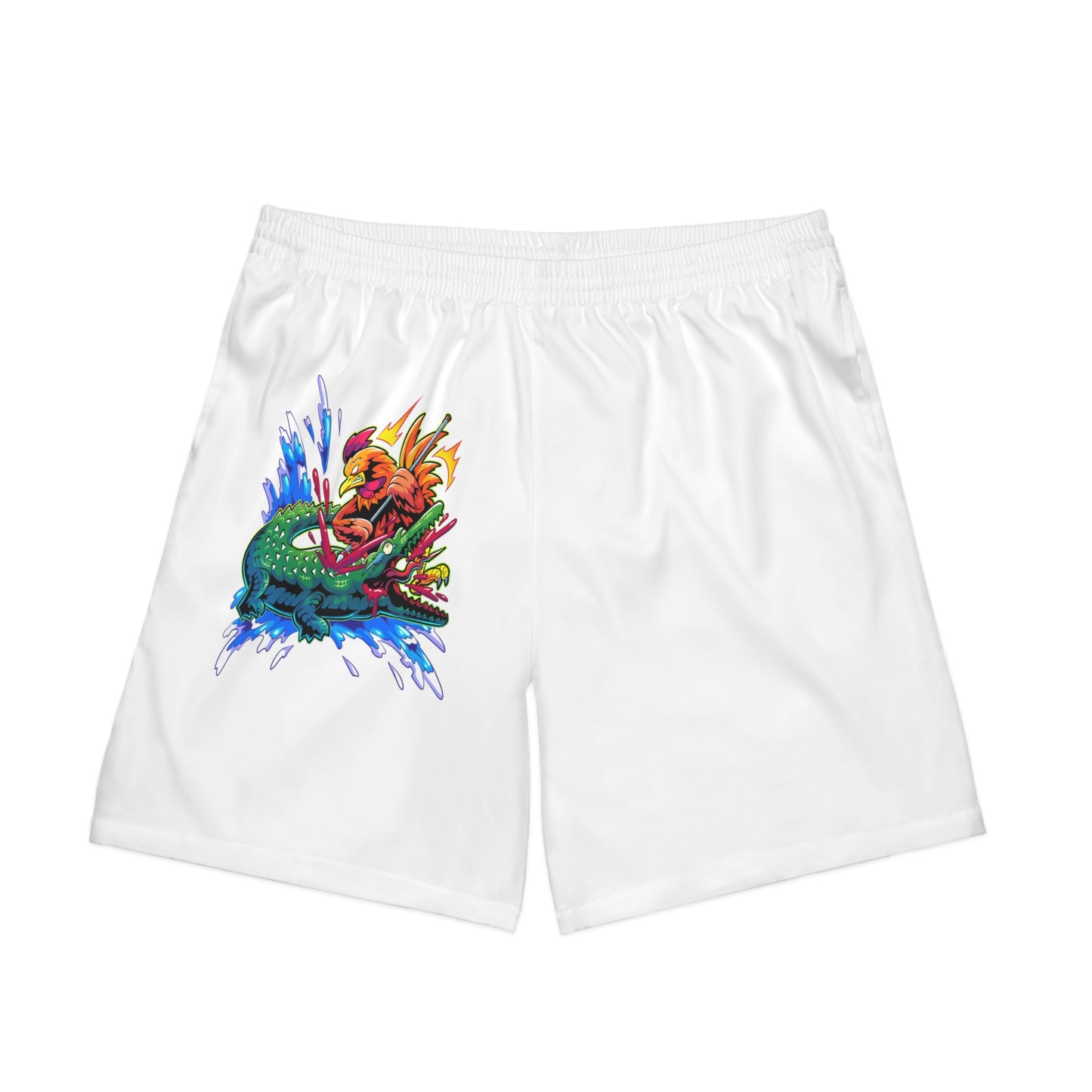 First Annihilation Men's Elastic Beach Shorts (AOP)
