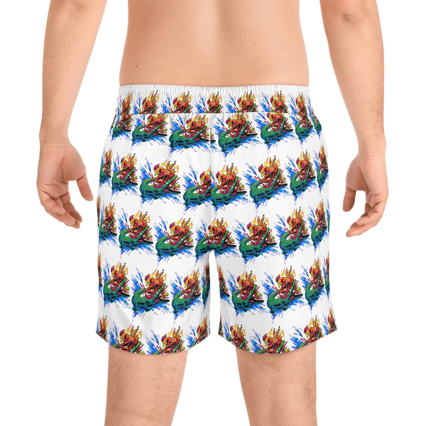 Men's Mid-Length Swim Shorts (AOP)