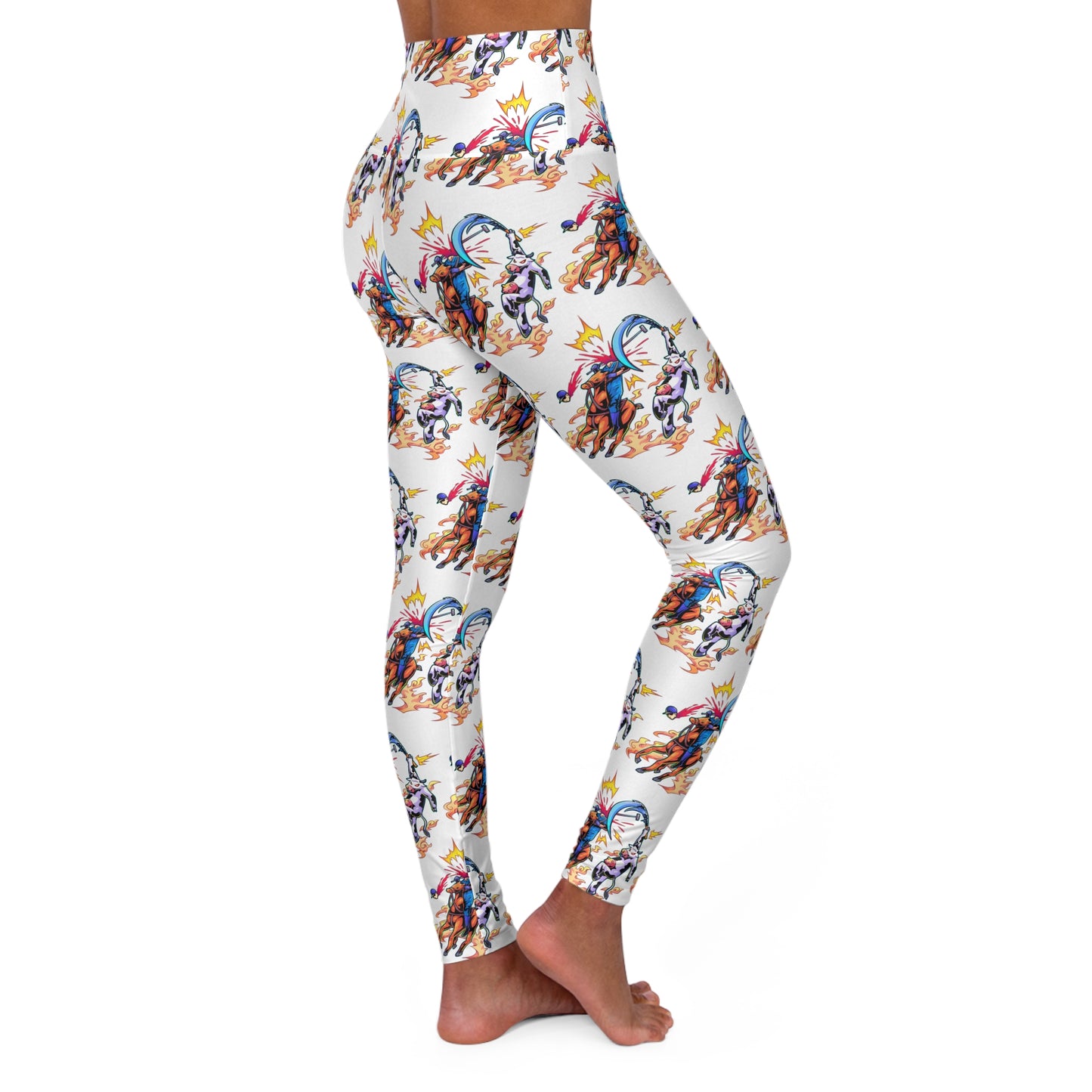 Second Annihilation High Waisted Yoga Leggings (AOP)