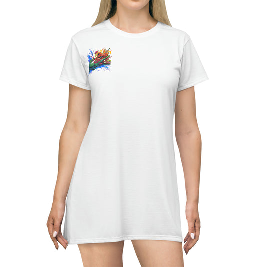 First Annihilation Women's T-Shirt Dress (AOP)