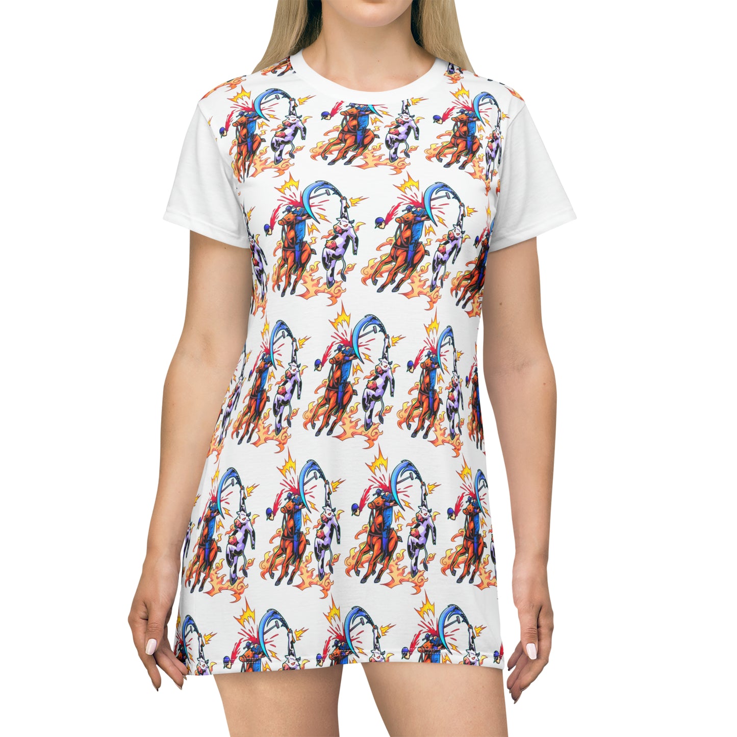 Second Annihilation Women's T-Shirt Dress (AOP)