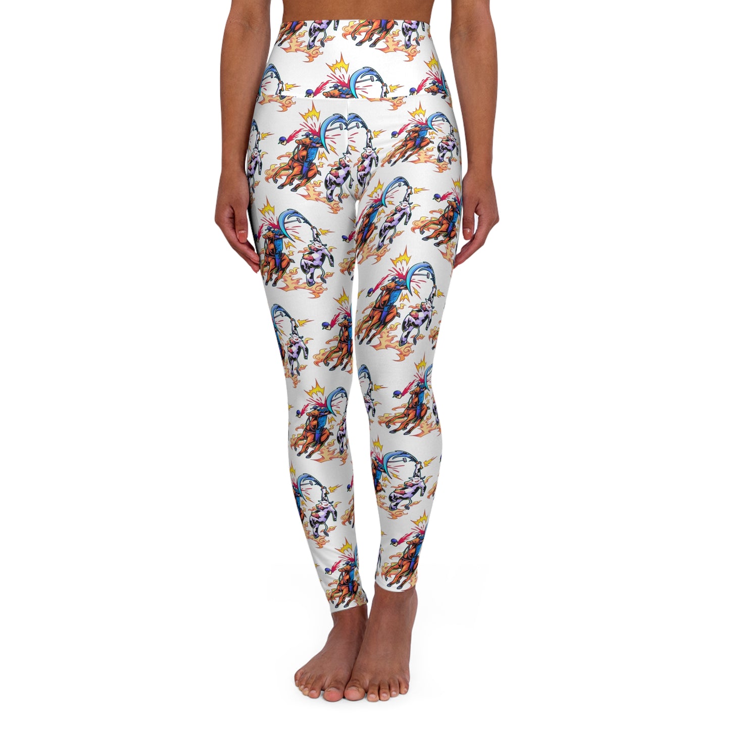 Second Annihilation High Waisted Yoga Leggings (AOP)