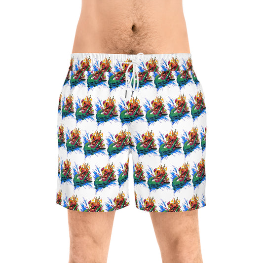 Men's Mid-Length Swim Shorts (AOP)