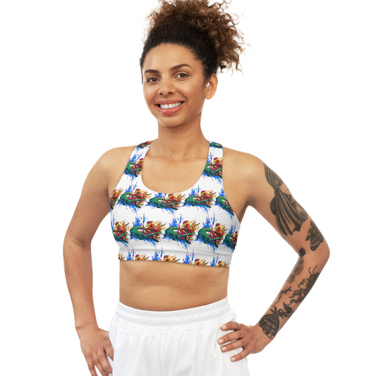 First Annihilation Women's Seamless Sports Bra (AOP)