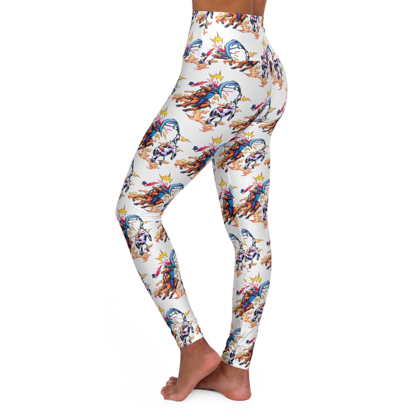 Second Annihilation High Waisted Yoga Leggings (AOP)